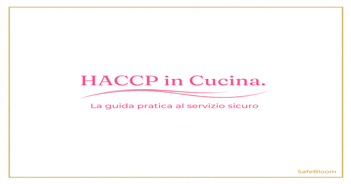 Cucina professionale con protocolli HACCP per gravidanza - SafeBloom