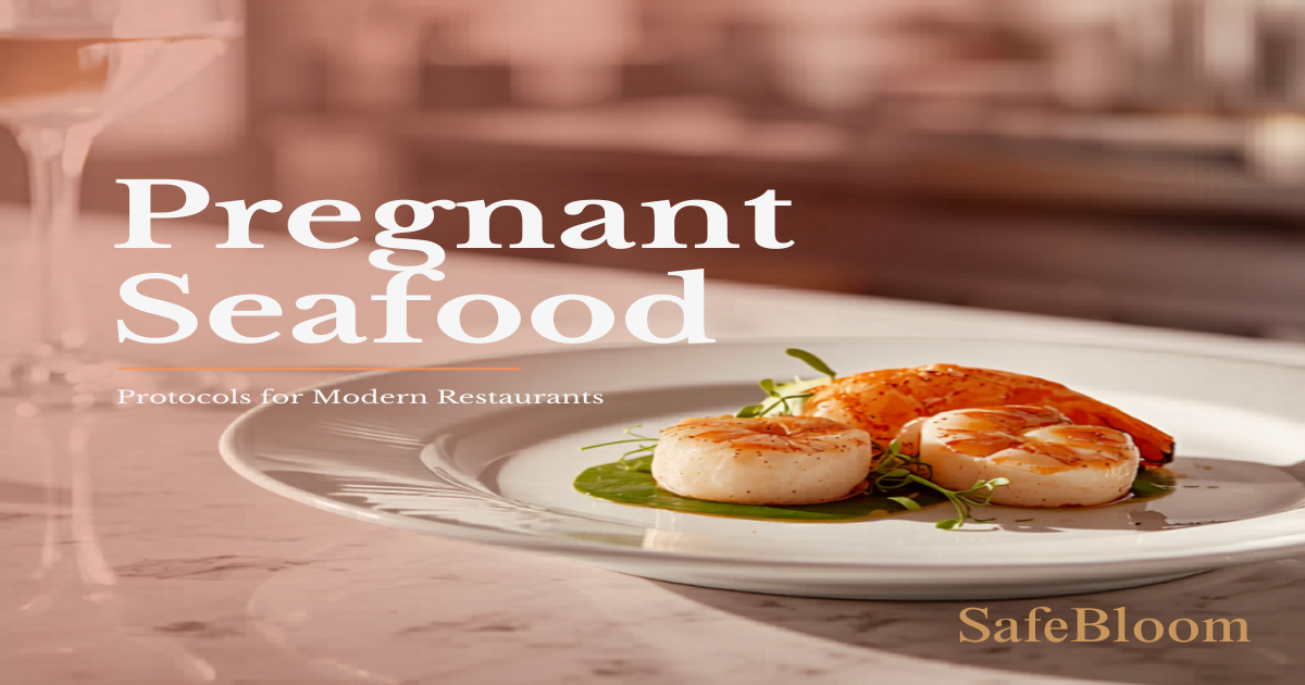 Pregnancy-safe seafood service in restaurants