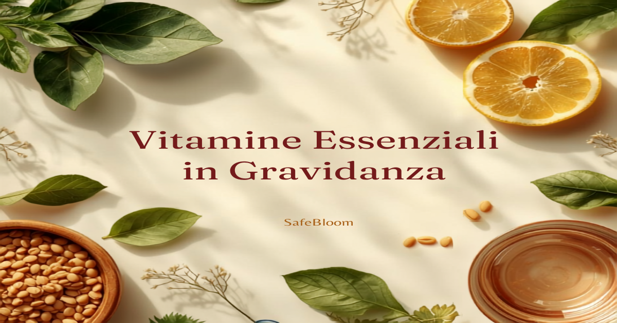 Verdure fresche, agrumi, legumi e acqua - nutrizione in gravidanza SafeBloom