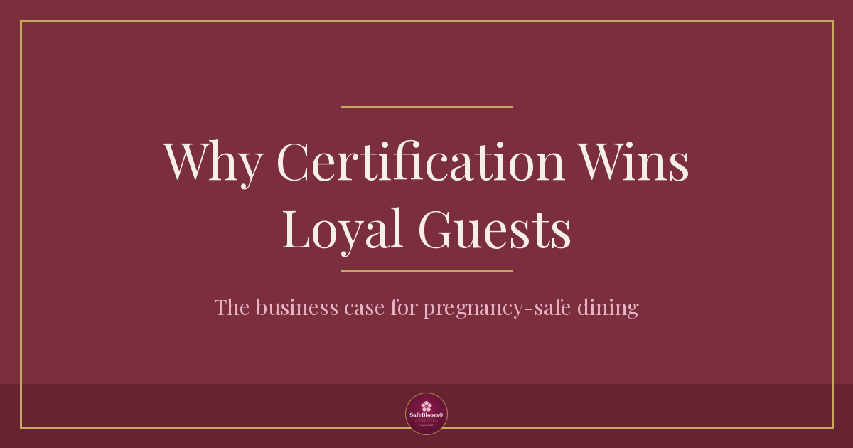 Why Certification Wins Loyal Guests - SafeBloom blog cover