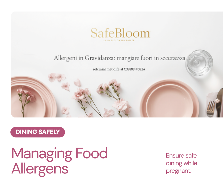 Allergeni in gravidanza al ristorante - SafeBloom