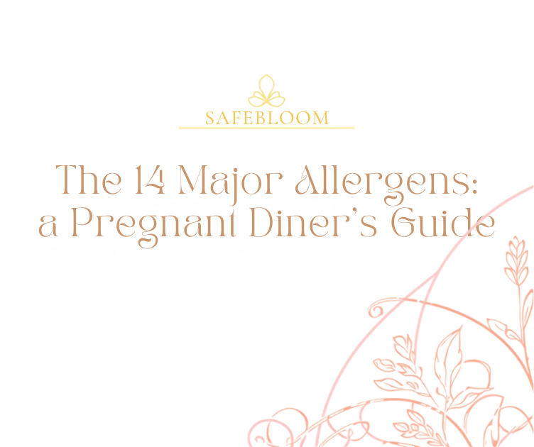 Cover image: the 14 major EU allergens, a pregnant diner's restaurant guide