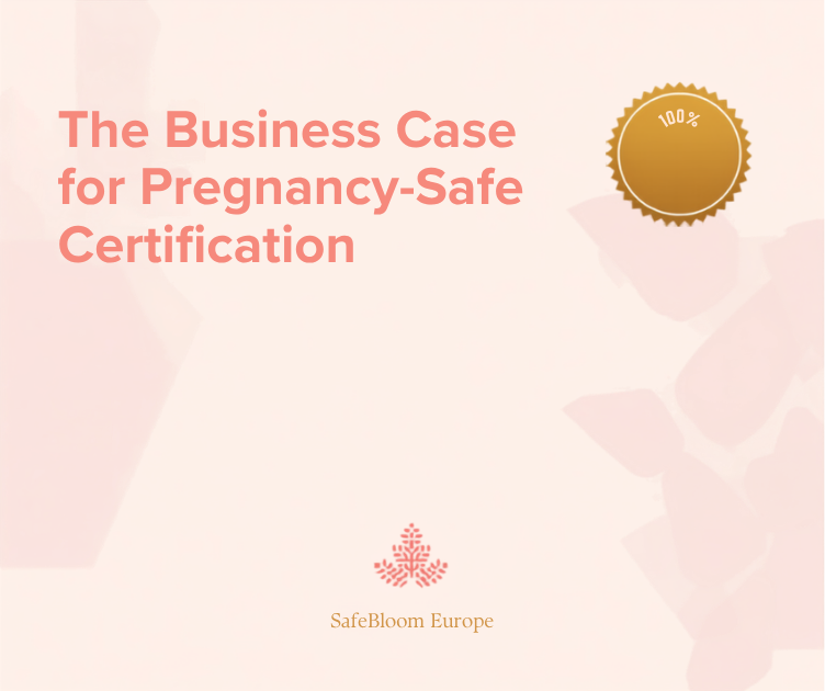Family dining in a welcoming restaurant, illustrating the business case for SafeBloom pregnancy-safe certification