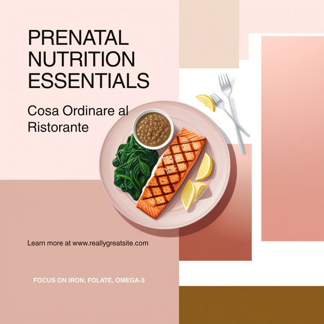 Piatto di salmone con spinaci e zuppa di lenticchie, nutrienti chiave in gravidanza