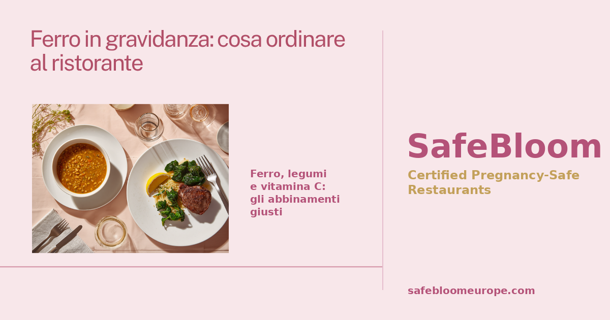 Piatto con lenticchie, manzo ben cotto, spinaci e limone su tavolo di ristorante - SafeBloom
