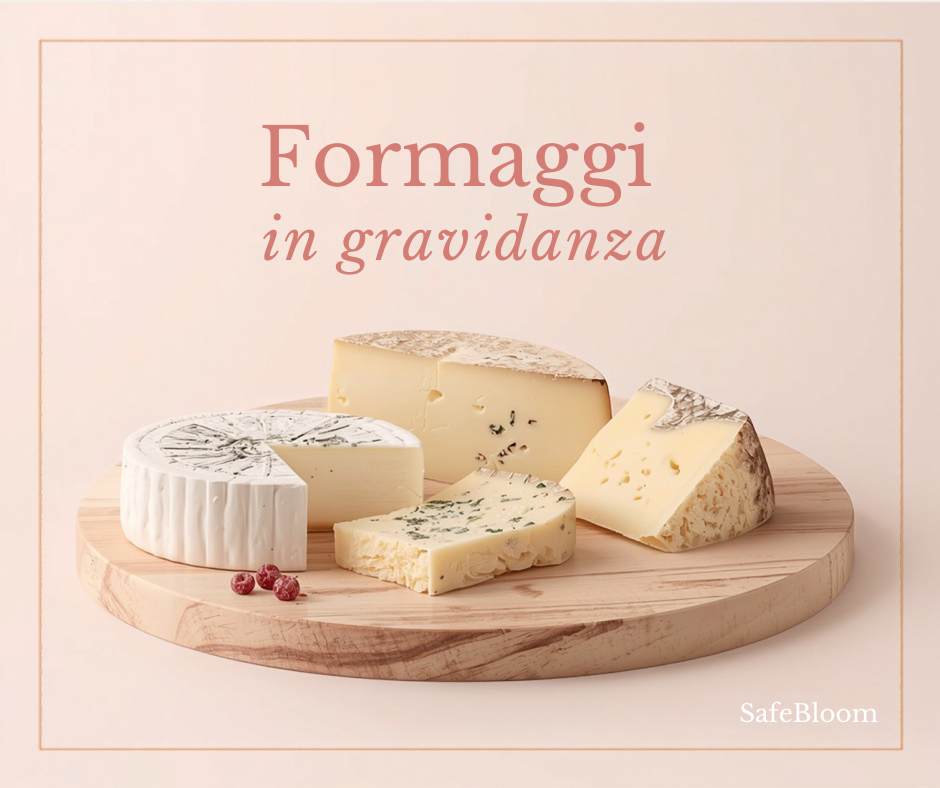 Tagliere di formaggi stagionati sicuri in gravidanza - SafeBloom